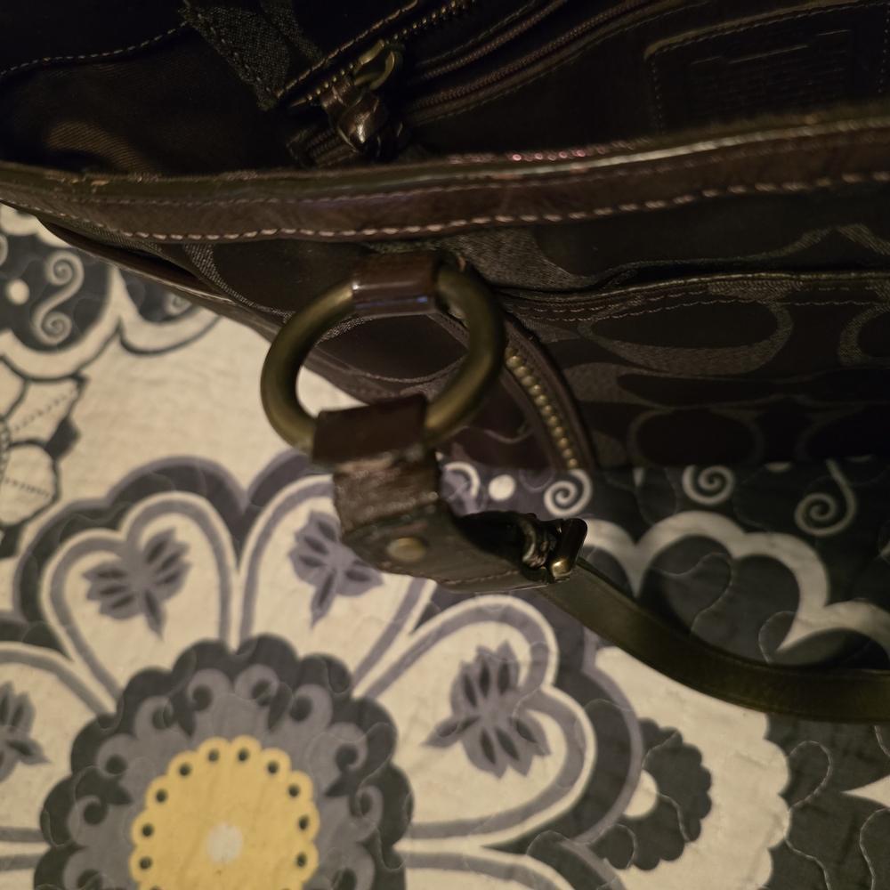 Men's Black Coach Bag